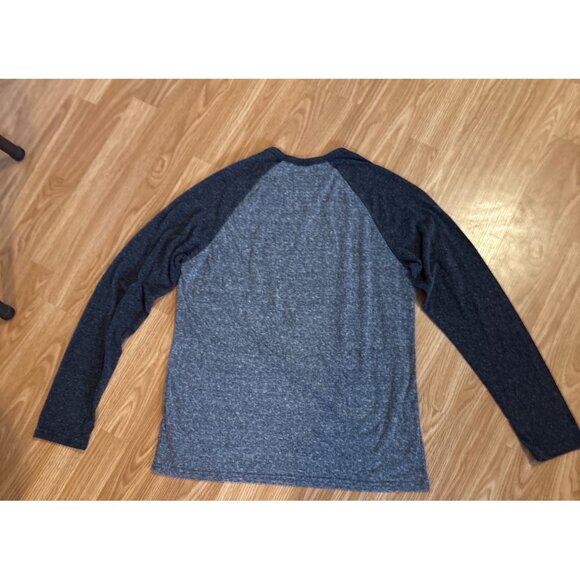 Donkey Kong Raglan Shirt Its On Super Mario Long-Sleeve Med Nintendo Grey - Picture 5 of 5